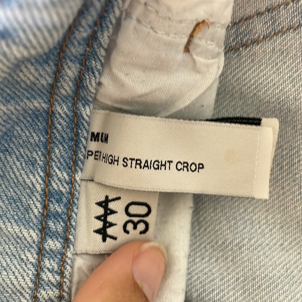 Free People high rise denim shorts - Picture 4 of 4